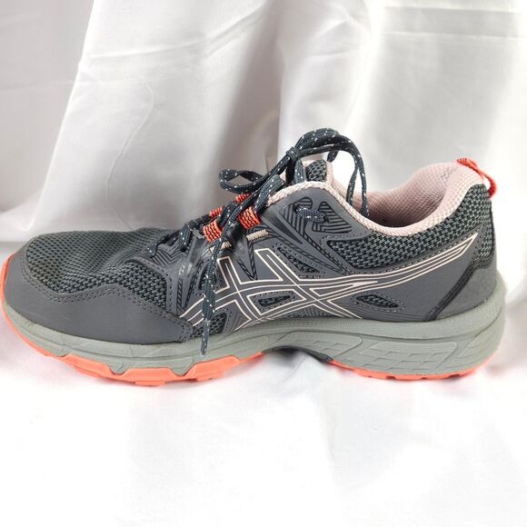 Asics Venture 8 Gel Womens 8 Wide Gray Running Shoes Sneakers 1012A708 - Picture 8 of 10